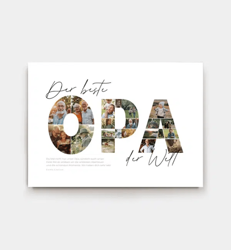 Familiencollage · Opa
