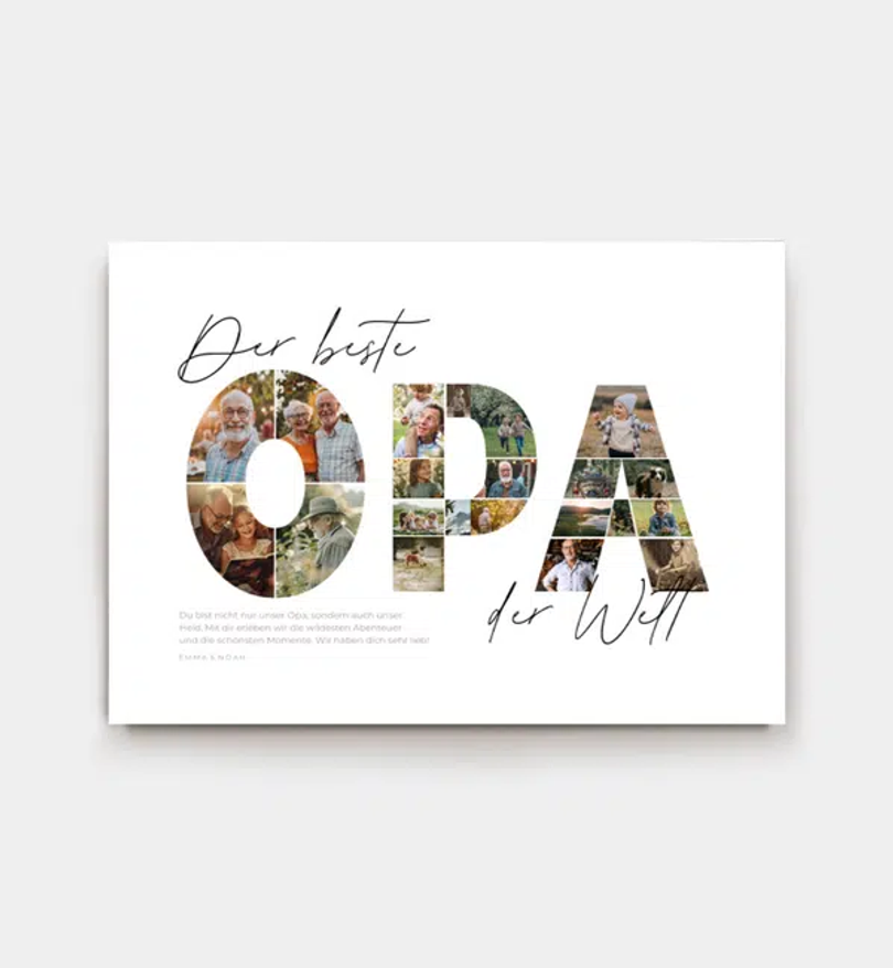 Familiencollage · Opa