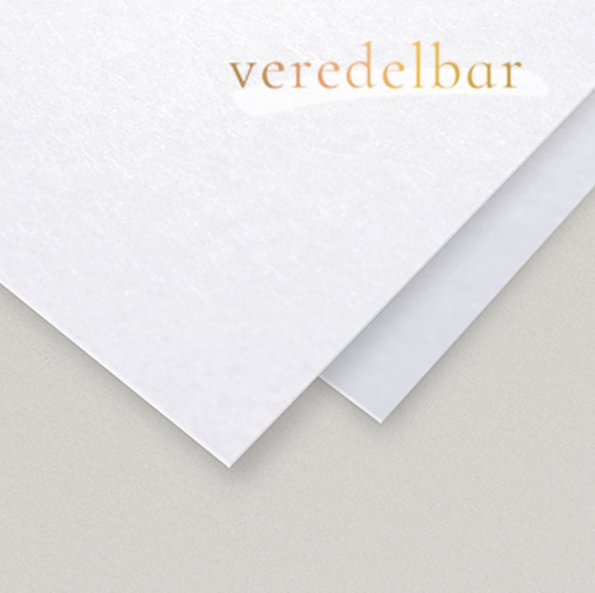 Feinstpapier matt weiss veredelbar