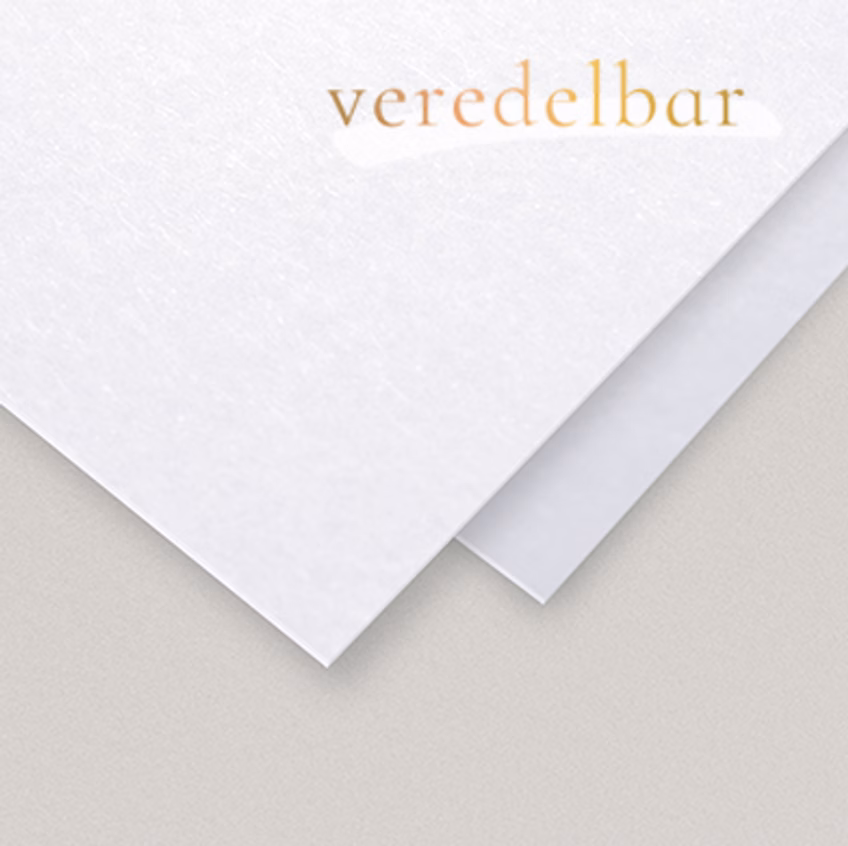 Feinstpapier matt weiss veredelbar
