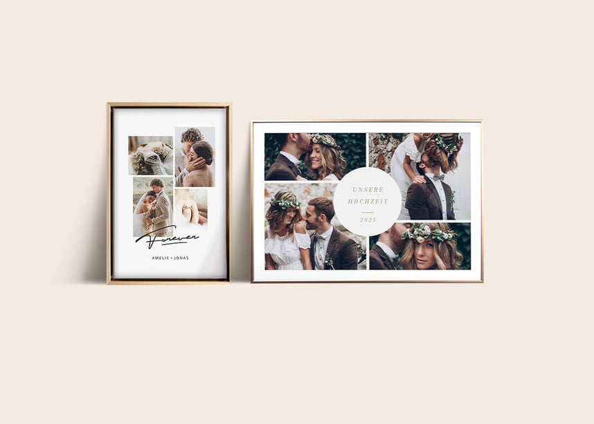 Wandbilder Hochzeit