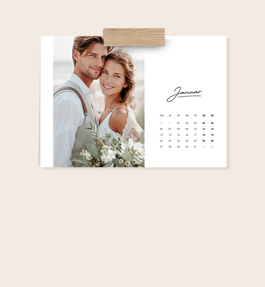 Wandkalender · Hochzeit