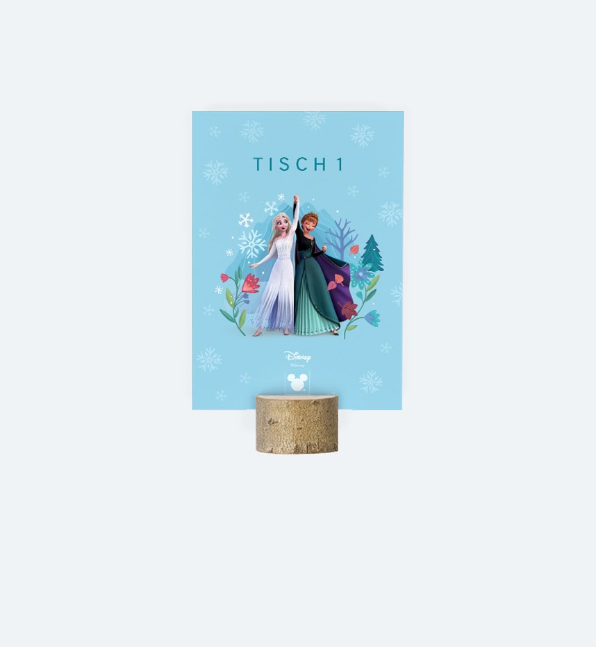 Tischnummer Frozen