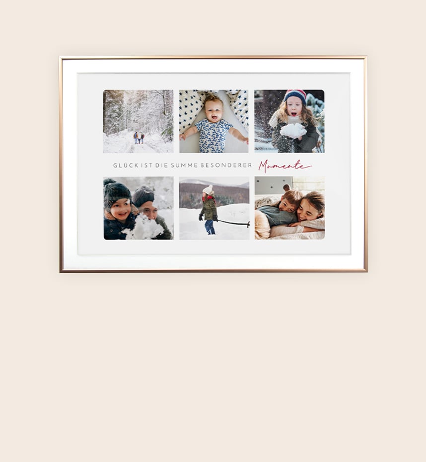 Fotocollagen als Weihnachtsgeschenk