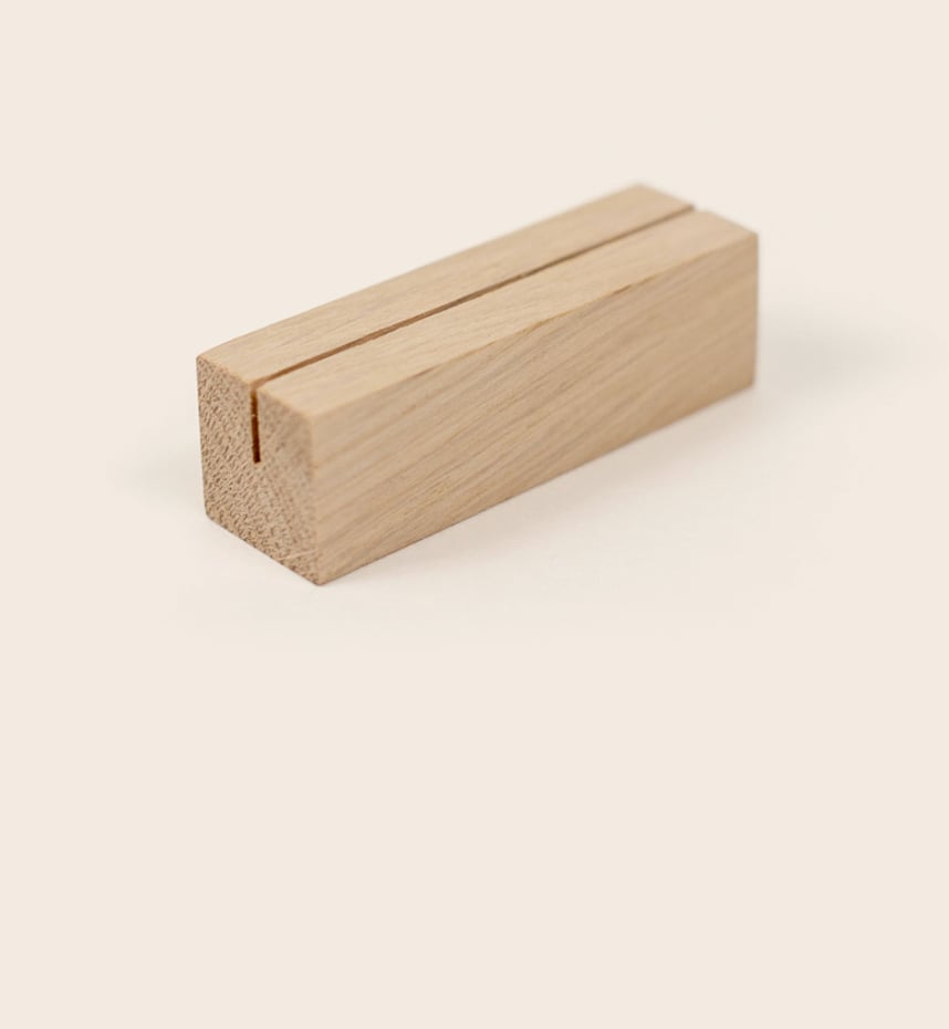 Holzfuss eckig