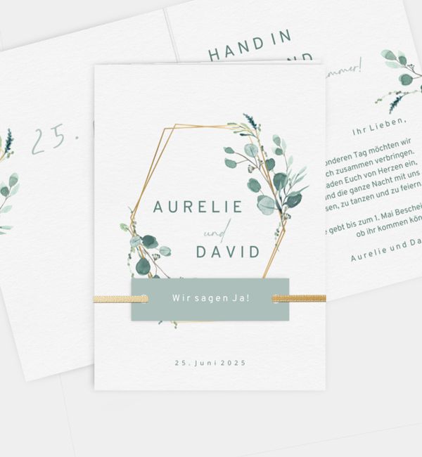 Hochzeitseinladung Sommerduft