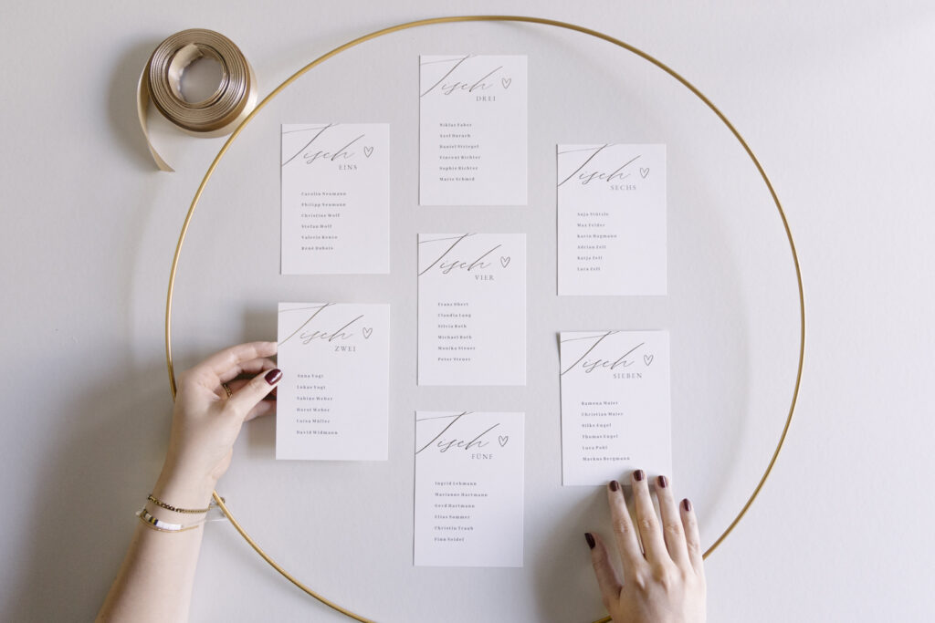 Sitzplan DIY Reifen