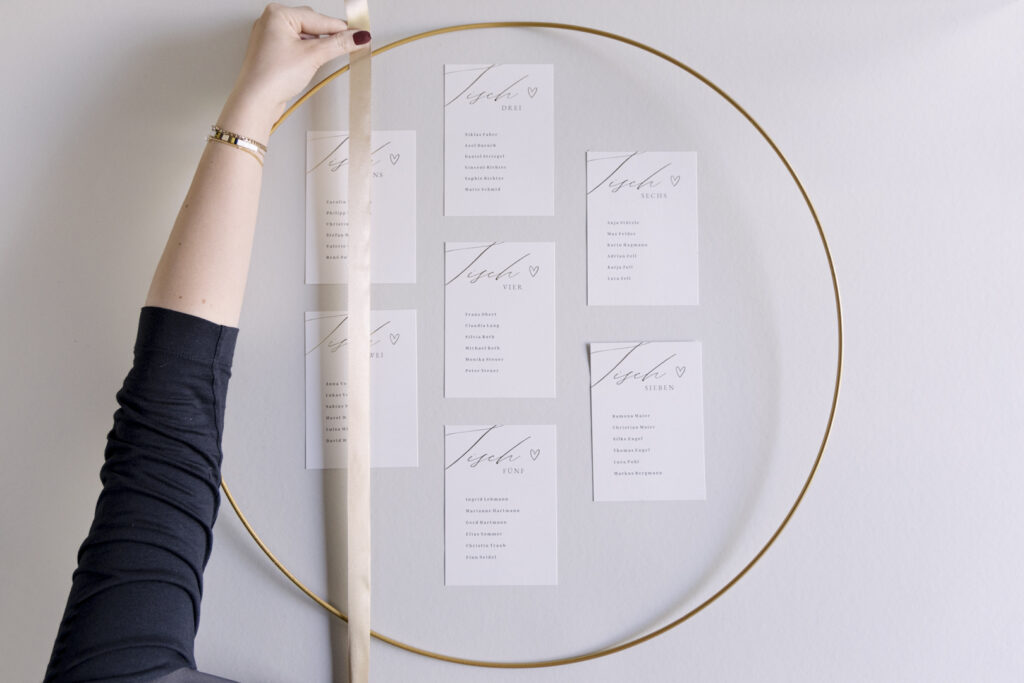 Sitzplan DIY Reifen
