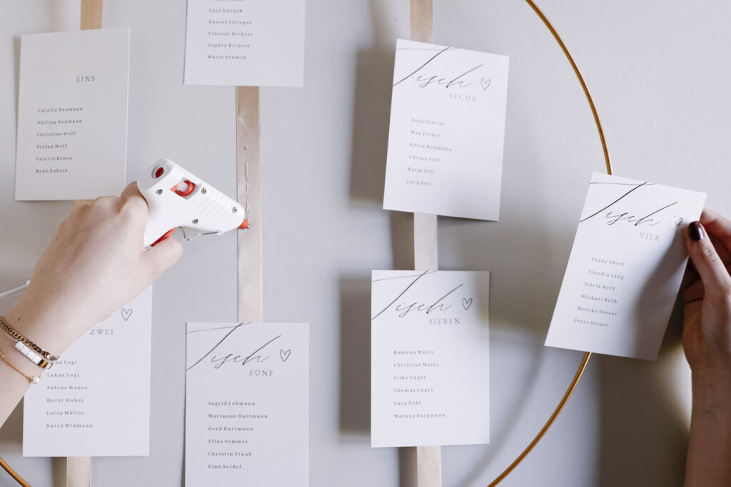 Sitzplan DIY Reifen