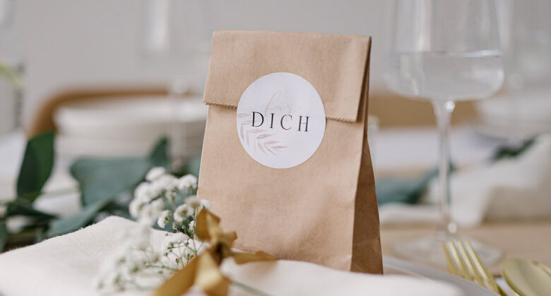 Gastgeschenke Danke sagen