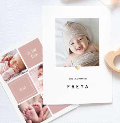 Nordische Mädchennamen, Baby, Mädchen, Geburtskarten für Mädchen