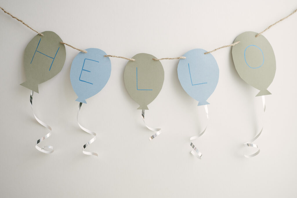 Ballongirlande Papier
