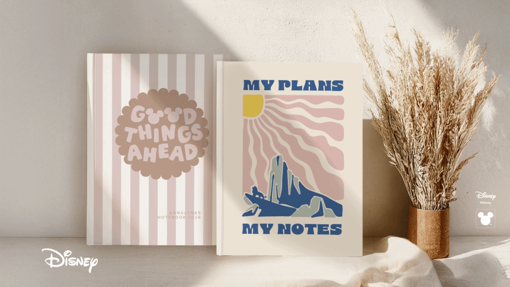 Notizbücher im Disney Design