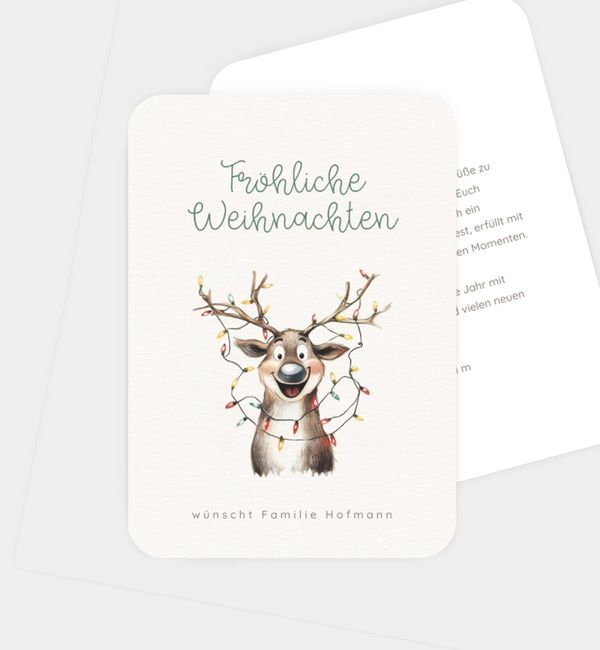 Weihnachtskarte Design 