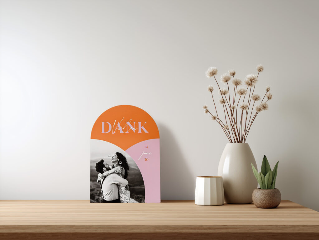 Dankeskarte im Design 