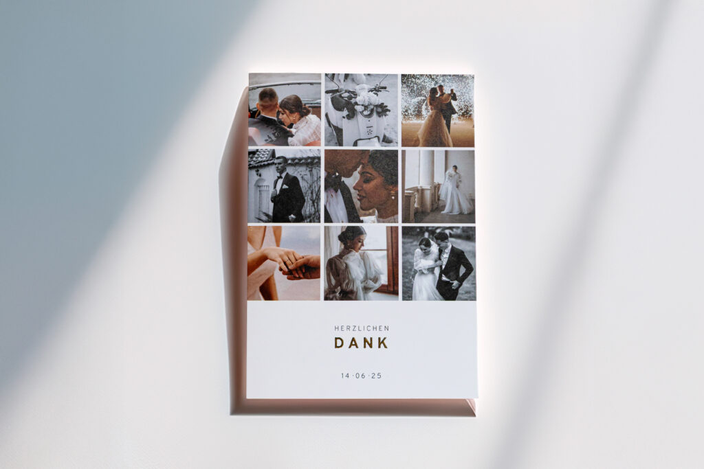 Dankeskarte im Design 