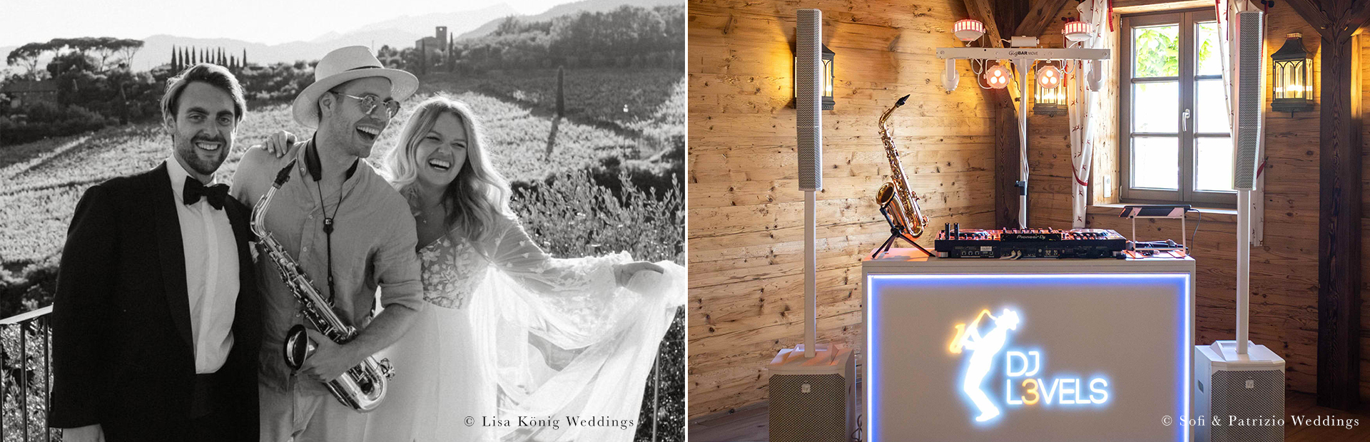 Hochzeits-DJ Lorenz Sirtl alias DJ L3vels ©Lisa König Weddings © Sofi & Patrizio Weddings