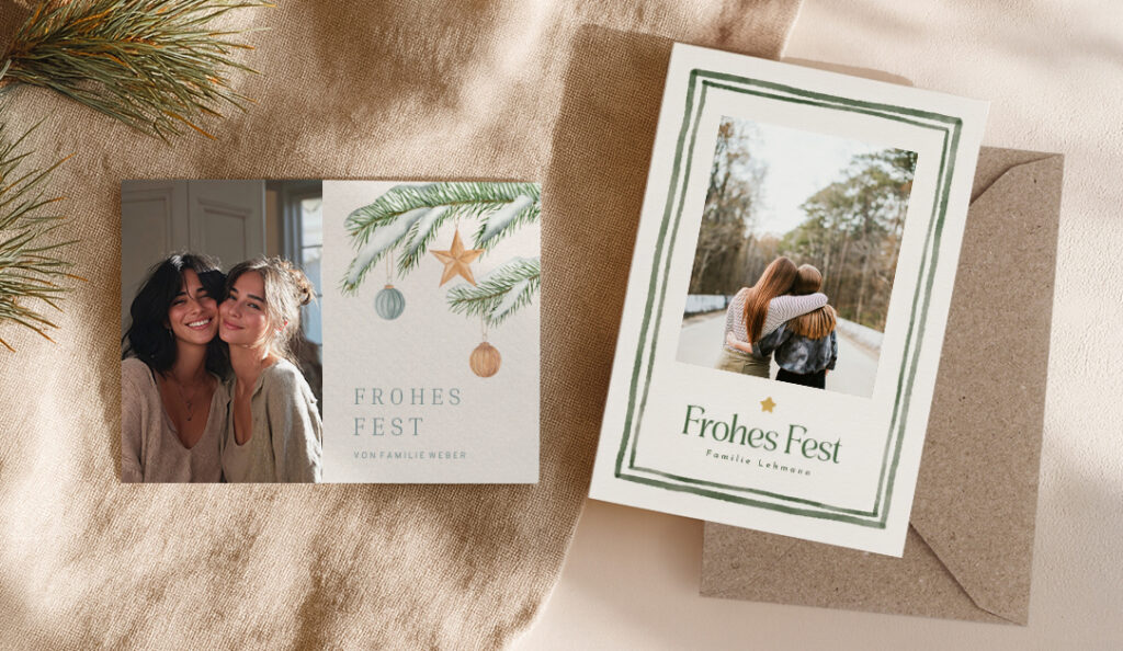 Private Weihnachtskarten von Kartenliebe