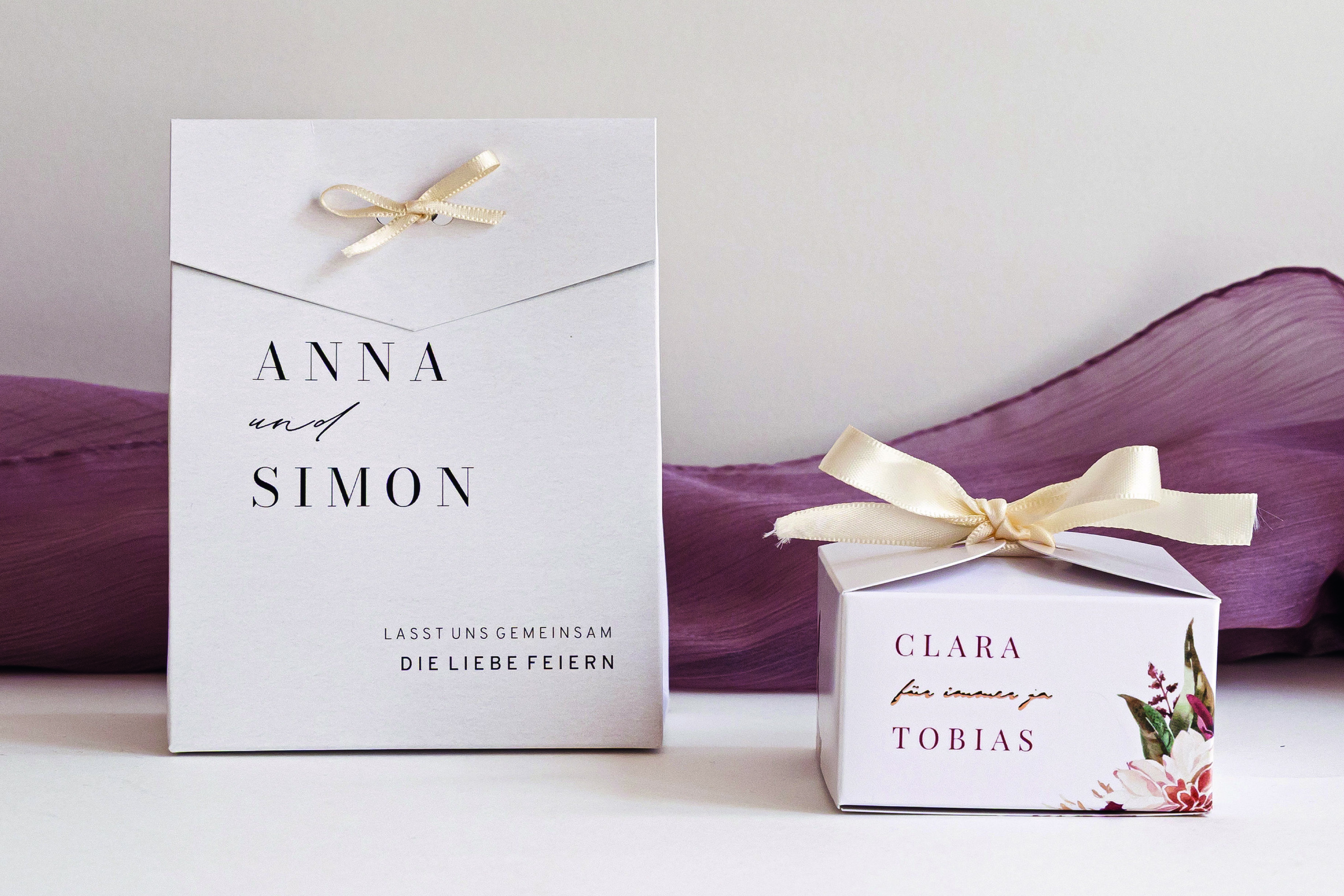 Gastgeschenkbox im Design-Set 