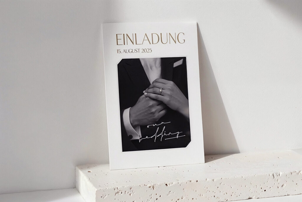 Hochzeitskarten neue Kollektion 2026, Urban Style und Typographie