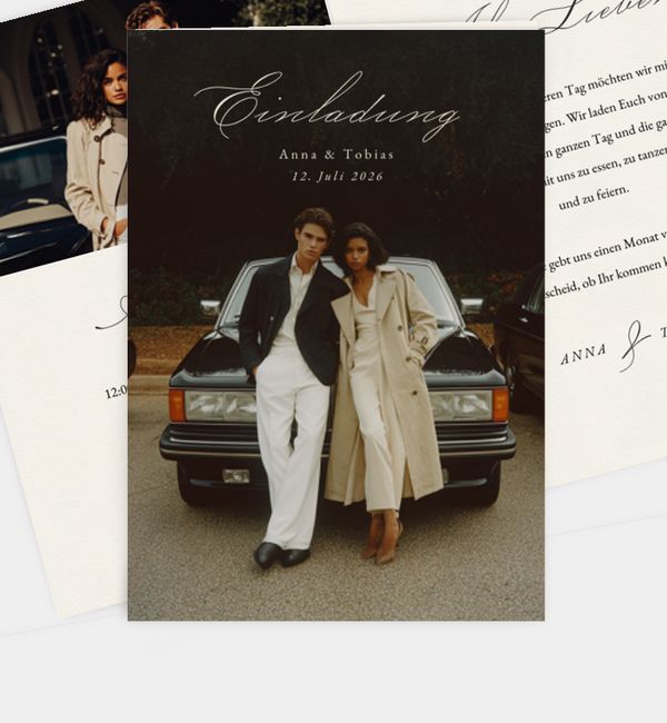 Hochzeitseinladung Design