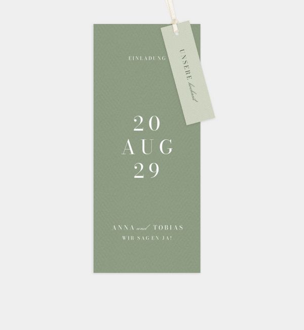 Hochzeitseinladung Design