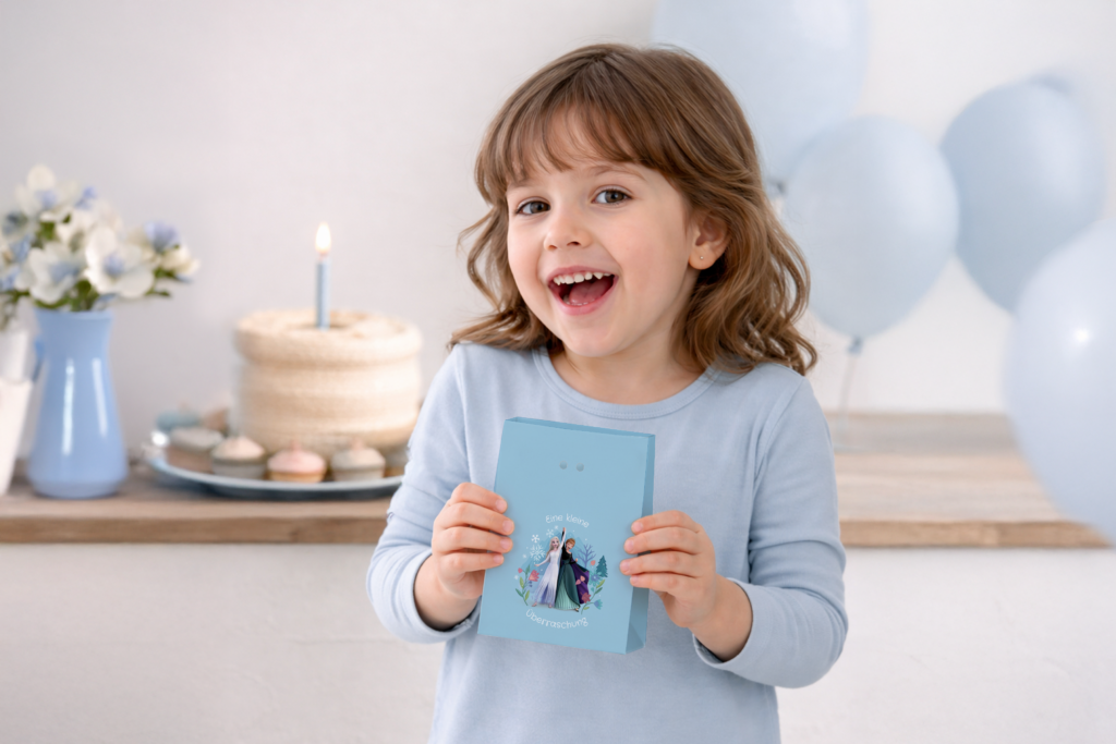 Gastgeschenk Tüte im Elsa Design