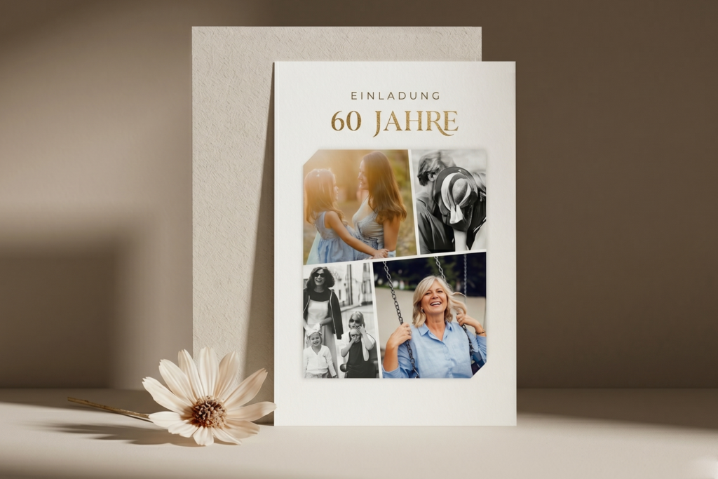 Einladungskarte Geburtstag im Design 