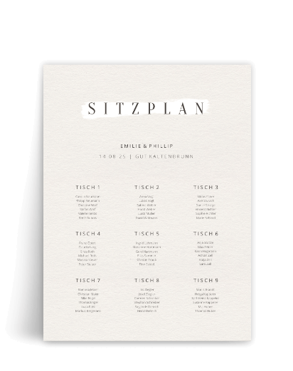Sitzplan