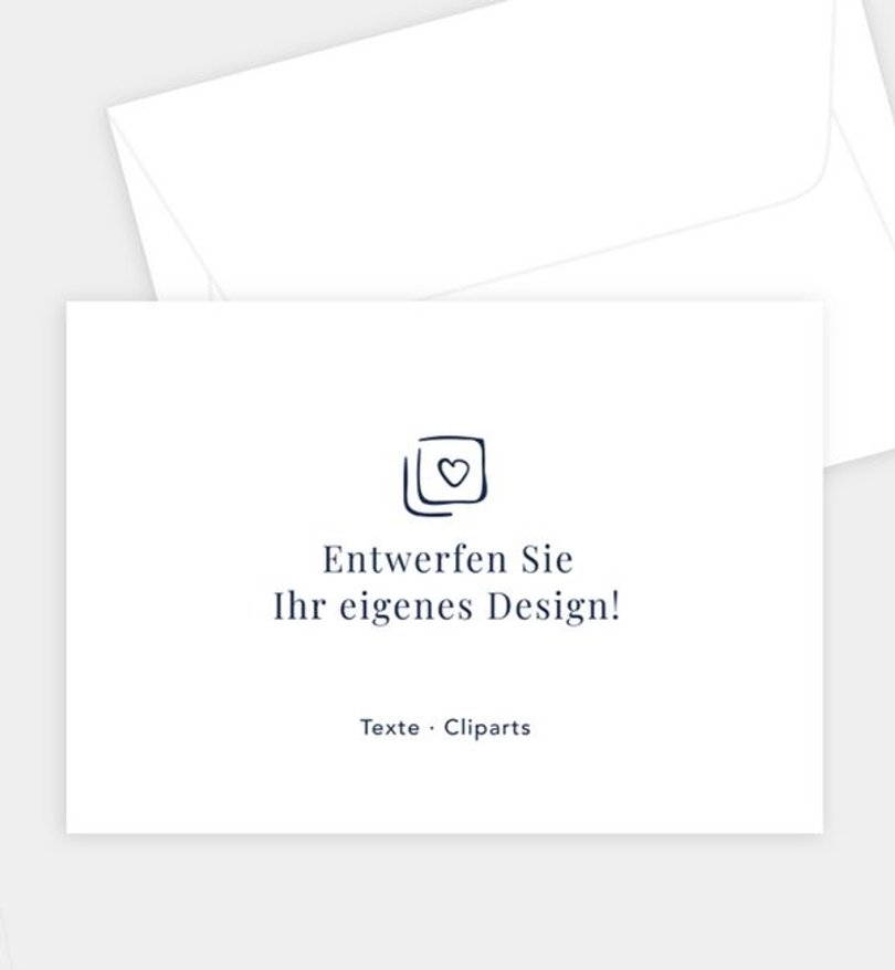 Briefumschlag Hochzeit Blanko Design
