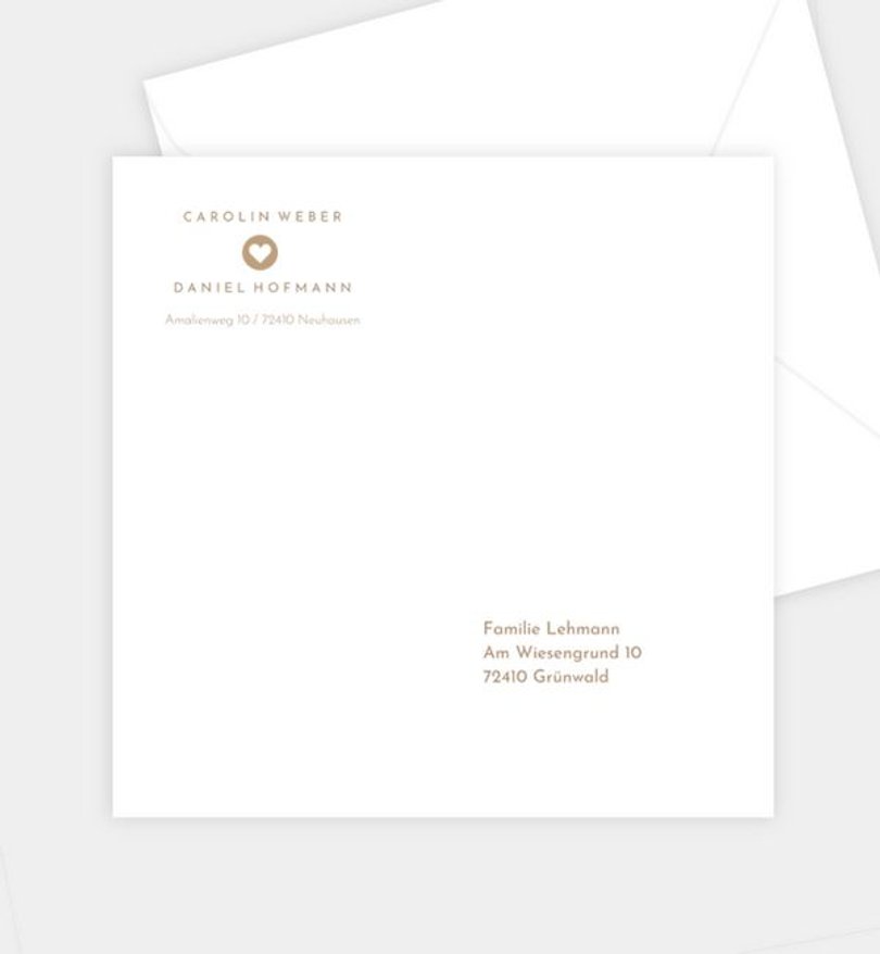 Briefumschlag Hochzeit Easy Wedding