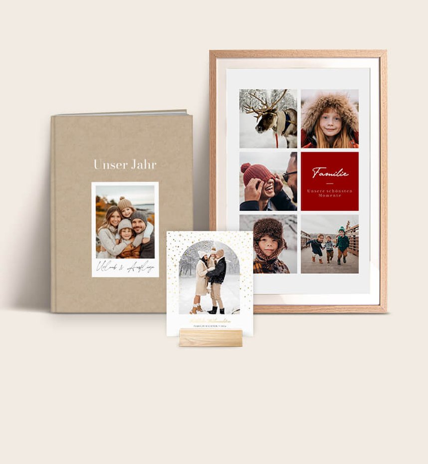 Fotogeschenke als Weihnachtsgeschenk gestalten