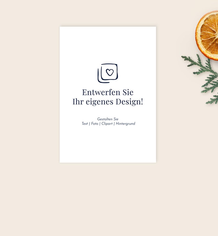 Weihnachtskarten selbst gestalten