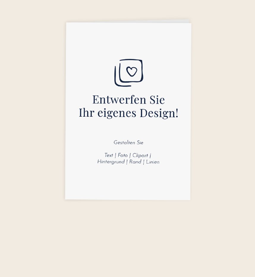 Gestalten Sie Ihr eigenes Design